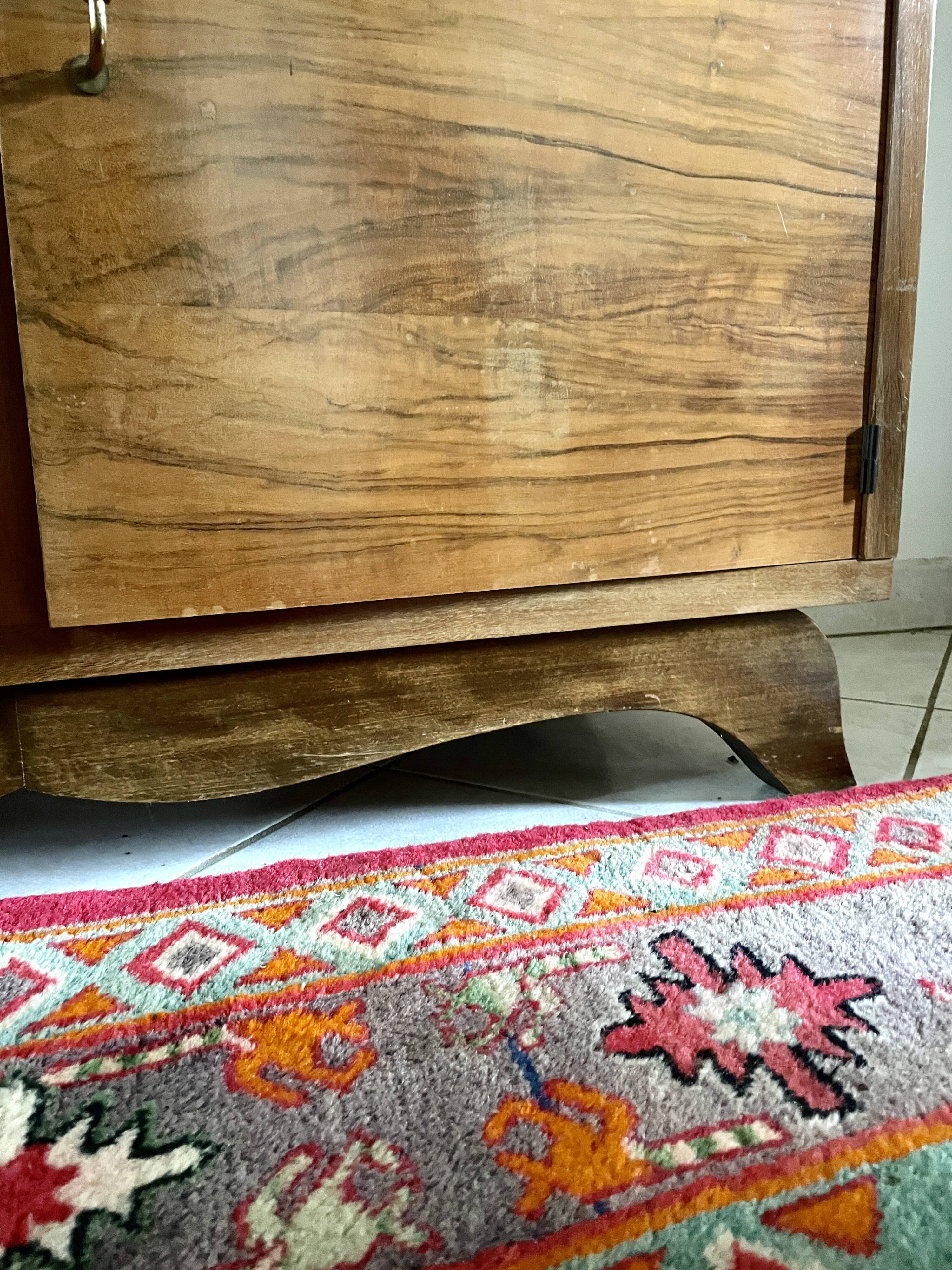 Small Art-Deco mustache piece of furniture