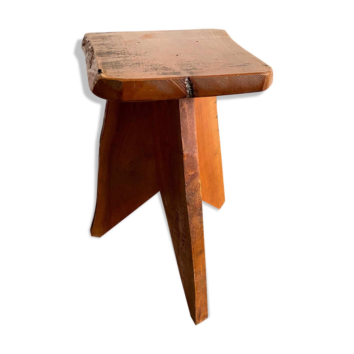 Brutalist tripod stool