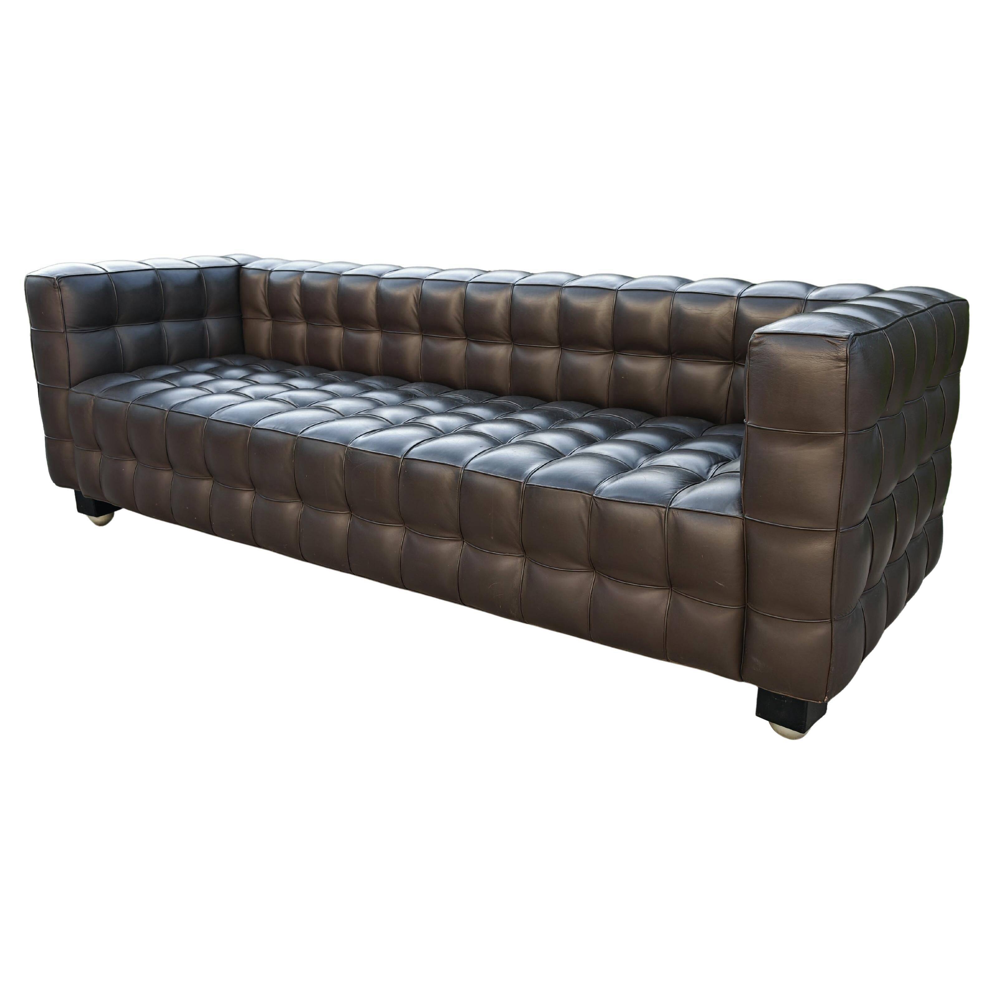 Kubus Canapé Vienna Secession Josef Hoffmann made by Wittmann