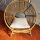 Large rattan armchair from the 70s