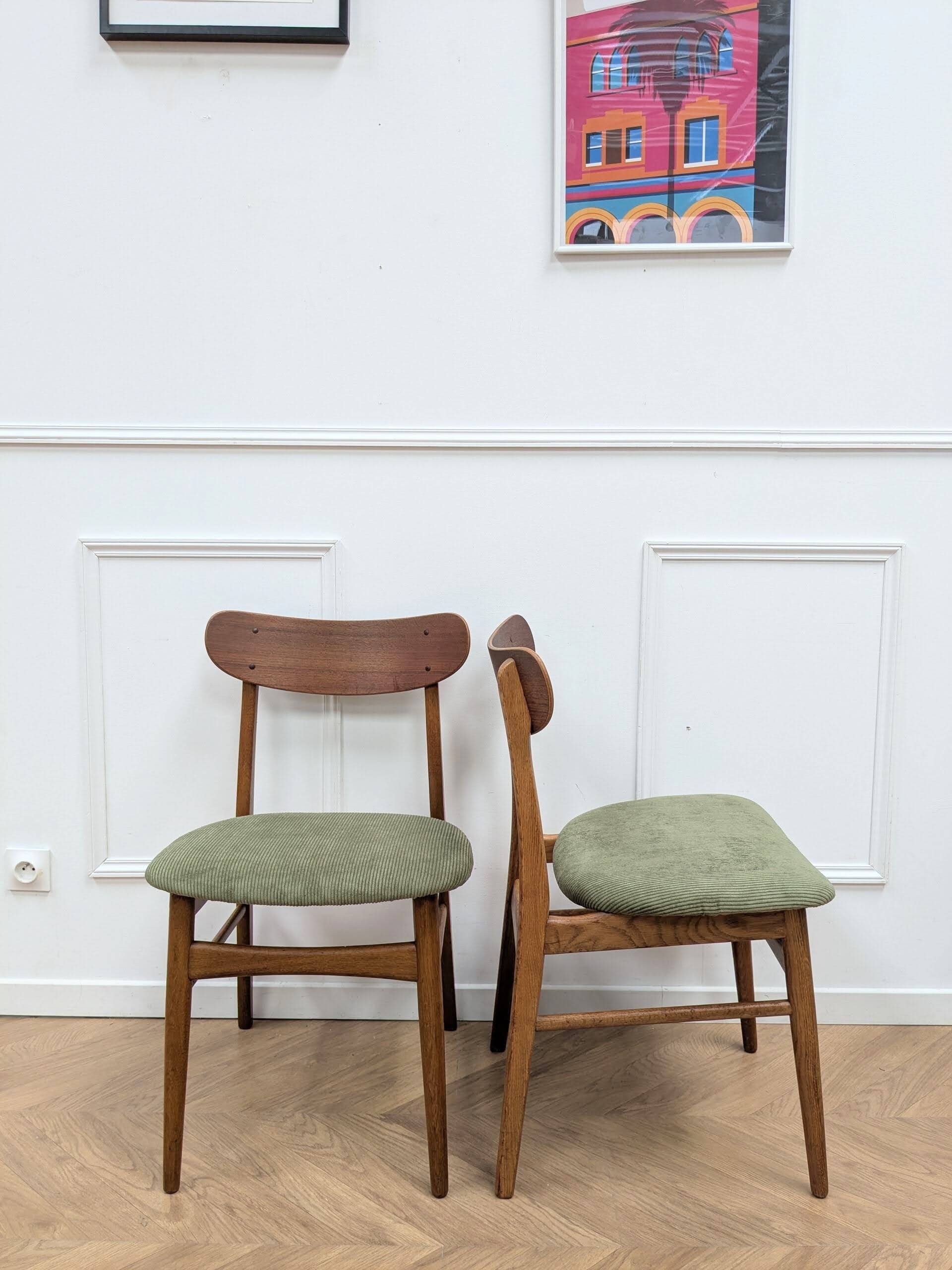 Pair of Scandinavian Chairs