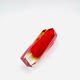Vase Flavio Poli pour Seguso - Sommerso - Murano rouge et jaune
