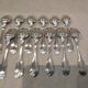 12 silver-plated coffee spoons, Christofle Vendome, 13.6 cm