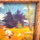 Impressionist painting, Robert Crommelynck " Landscape of Animated Fagne ", ca 1947