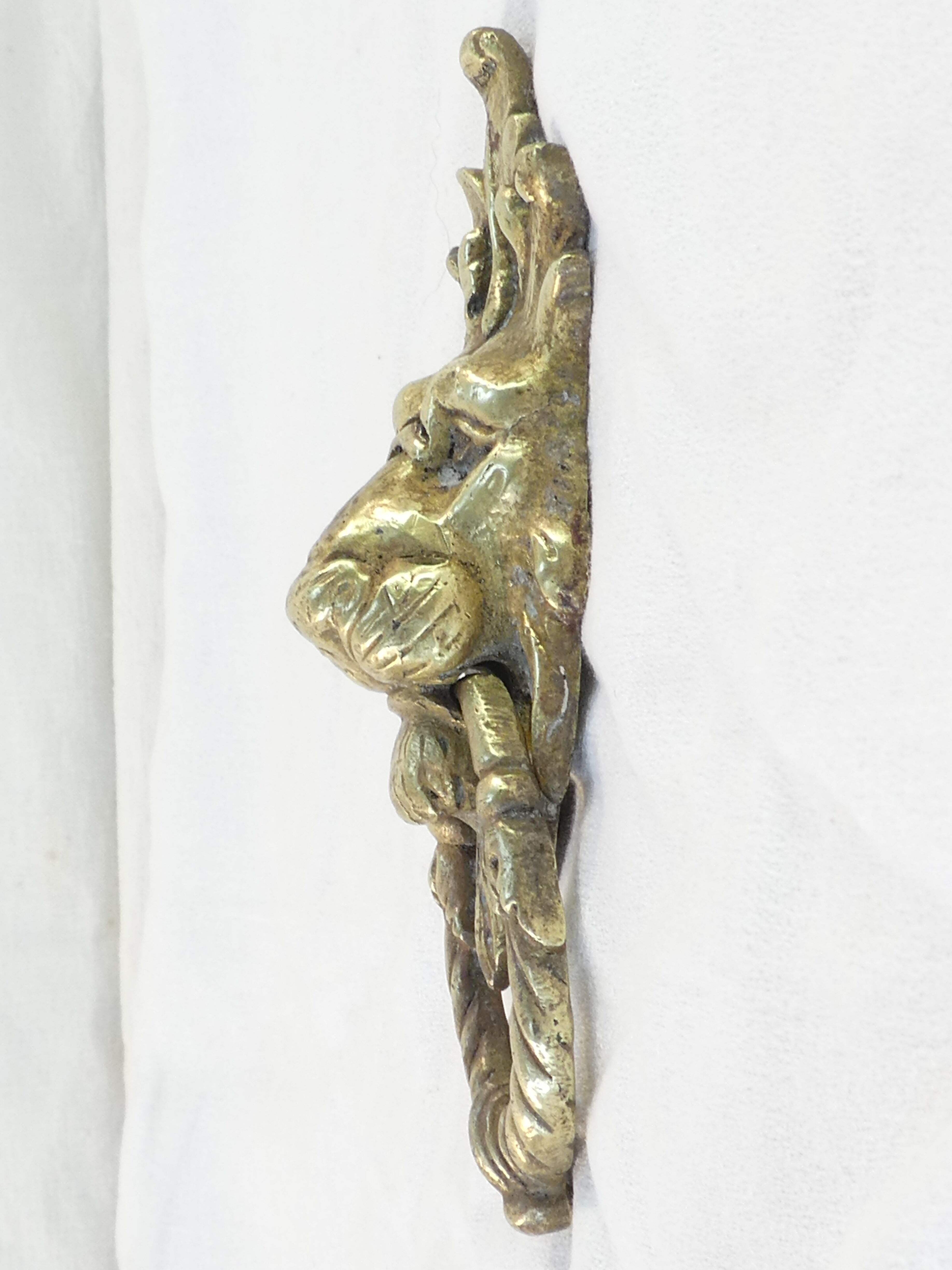 Bronze door knocker Lion's Head