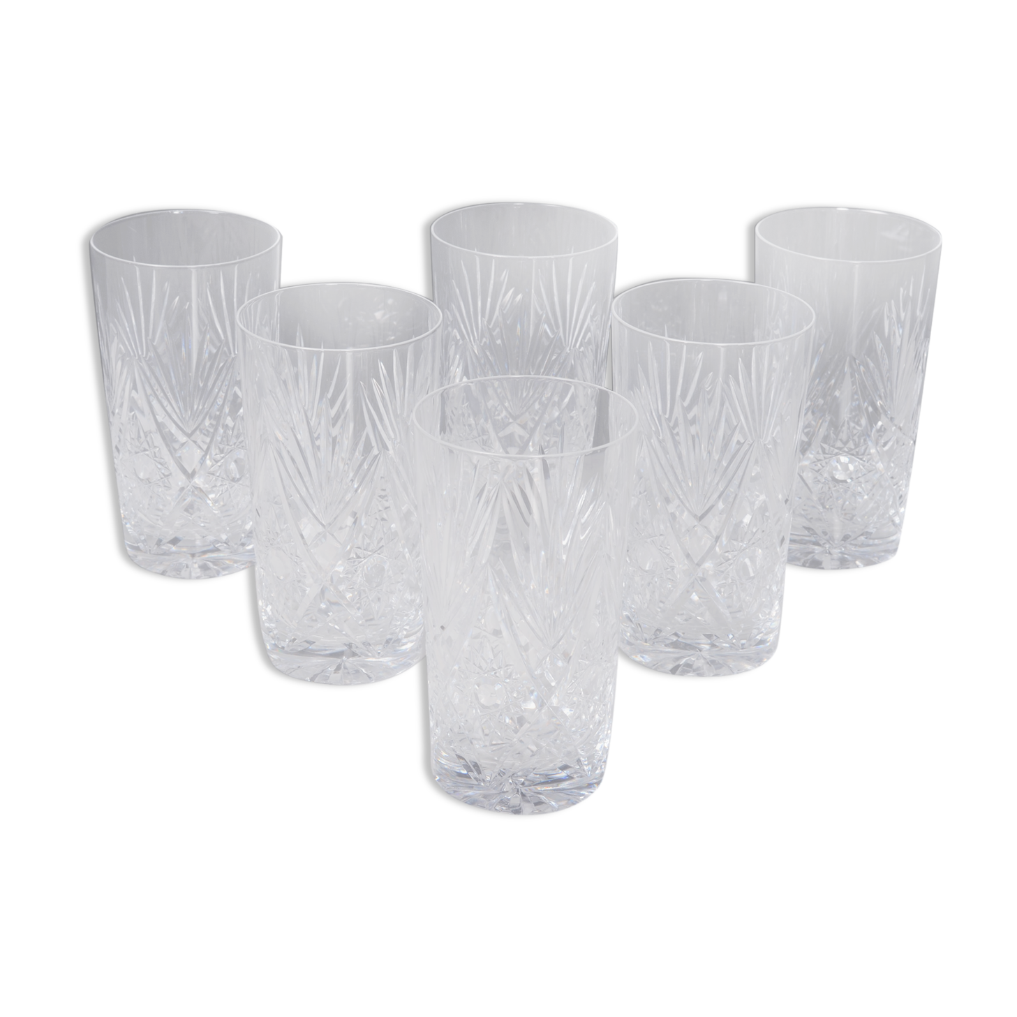 Cut crystal whisky glasses St Louis