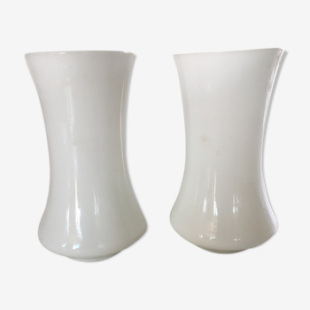 Double opaline vases