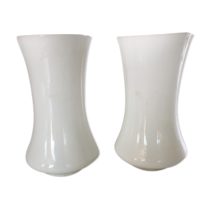 Double vases opaline