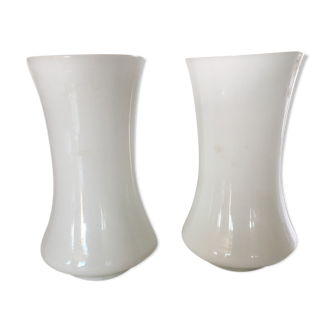 Double opaline vases