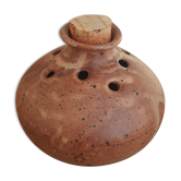 Vase pique flowers Vallauris in vintage sandstone