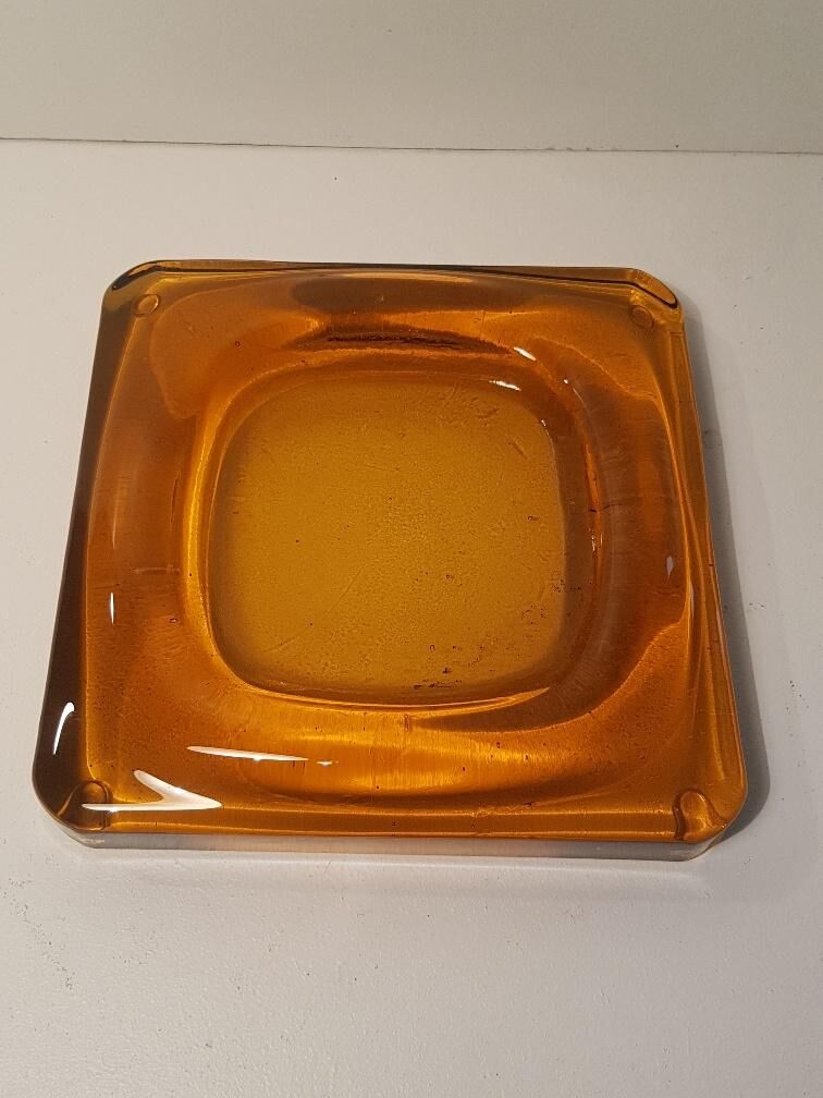 Vide-poche en verre Murano années 70