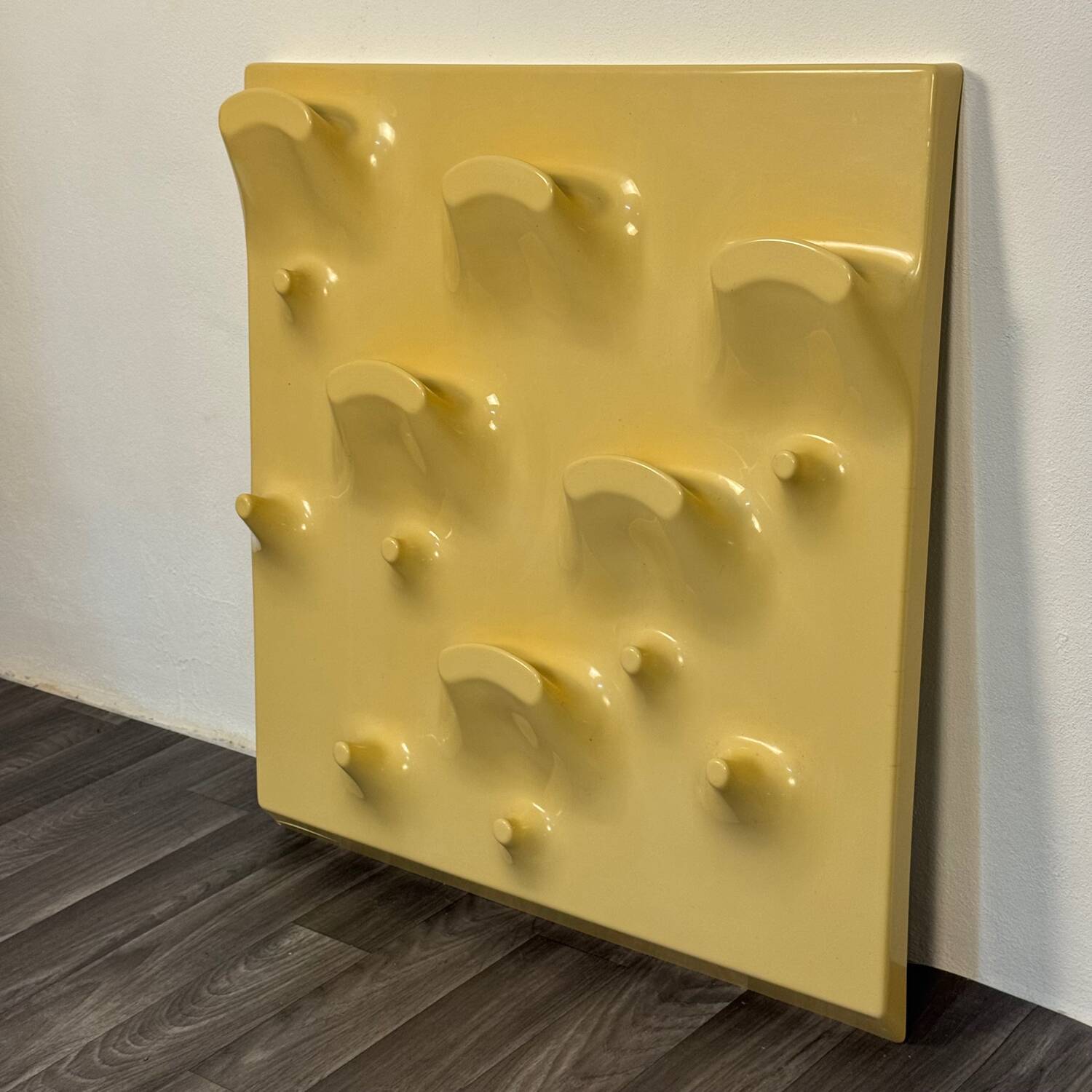 Porte-manteau en plaques par De Pas, D'Urbino & Lomazzi pour Longato, Italie, 1967