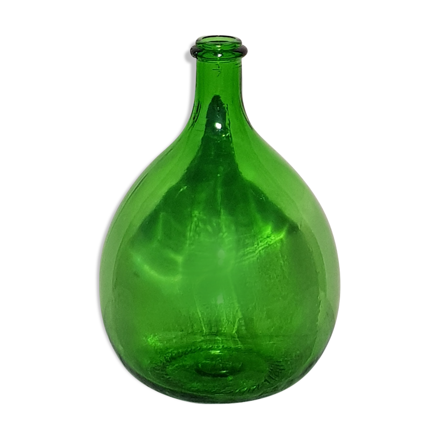 Demijohn green bottle H31cm