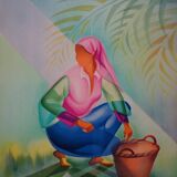 Janick Lederle: The Harvest, original signed lithograph