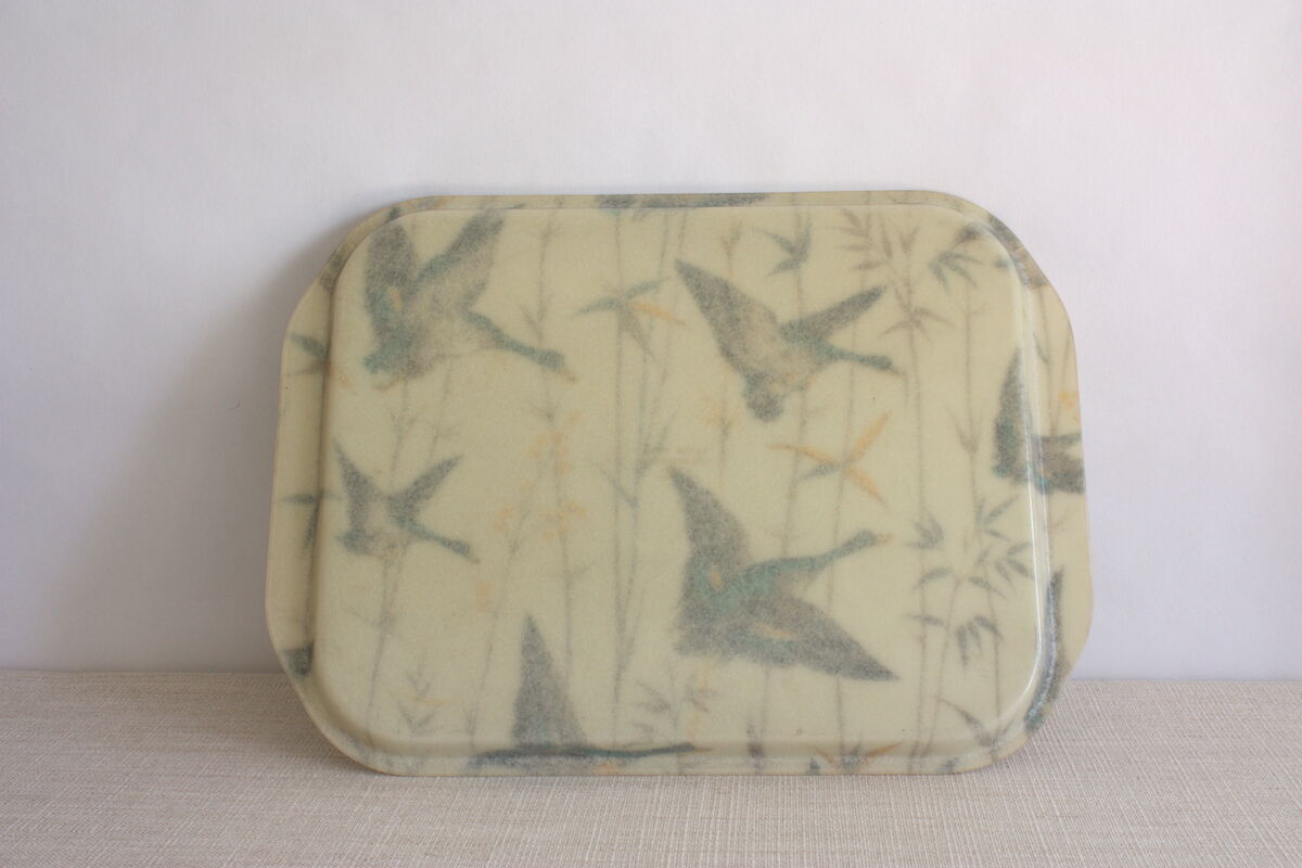 Vintage fiberglass tray
