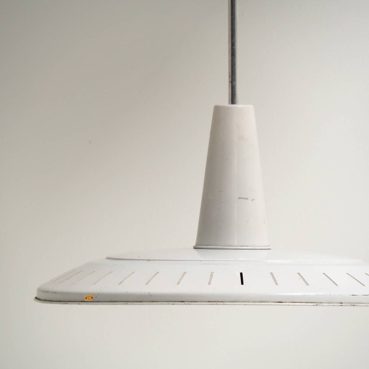 Set of Belgian School Industrial Pendant Lamps, 1950s