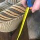 Pair of Original tapestry velvet stripe armchairs.
