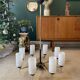 Lustre mid-century en laiton