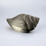 Shell jewellery box, silver plated, Italy, circa 1970s
