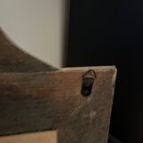 Raw wood mirror