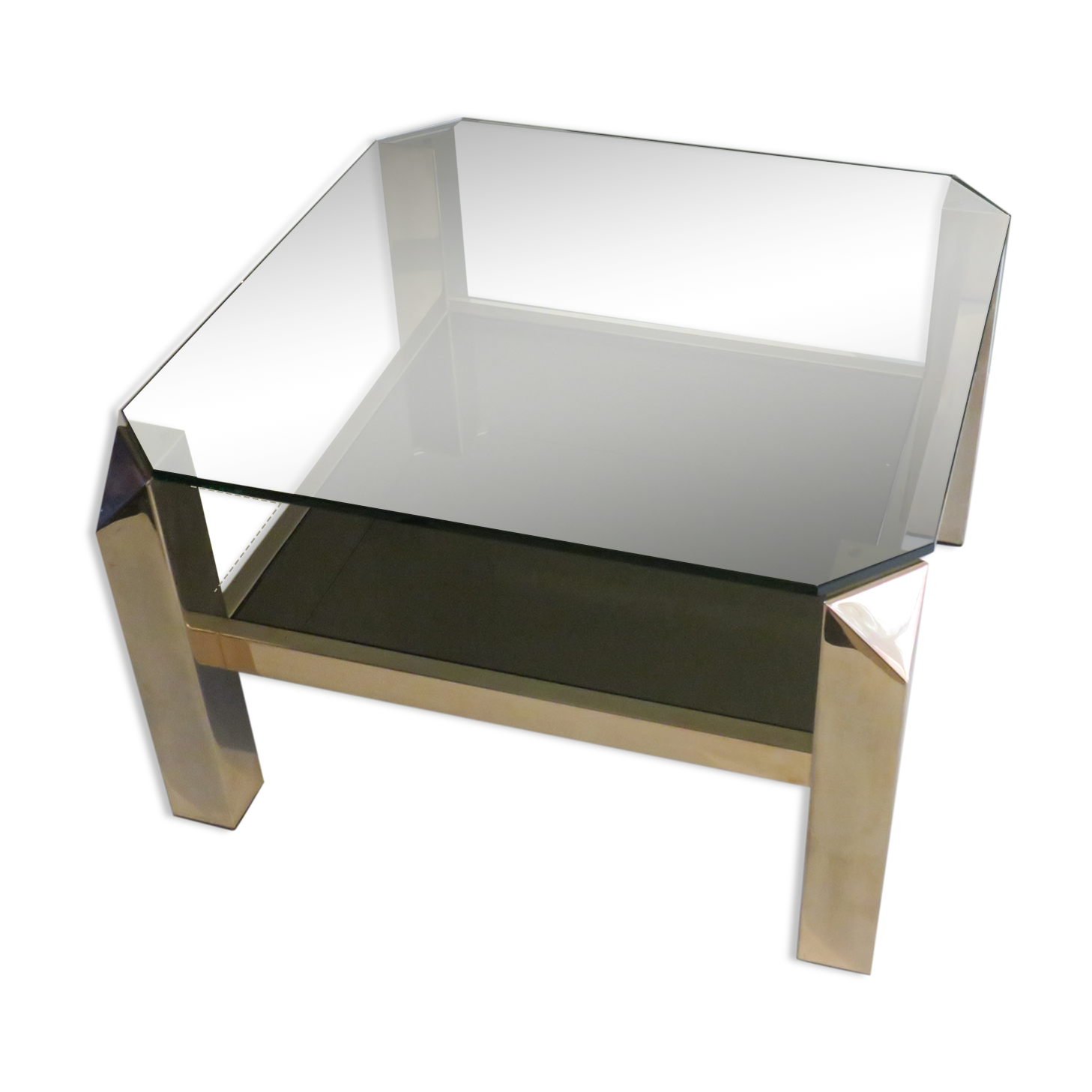 Belgochrom coffee table, Belgium 1970s