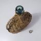 old bottle dressed in rattan vintage pilgrim gourd