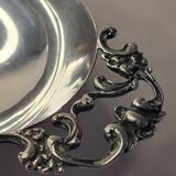 Italian 800 Silver Oval Footed Bowl