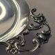Bol ovale sur pied en argent 800 italien