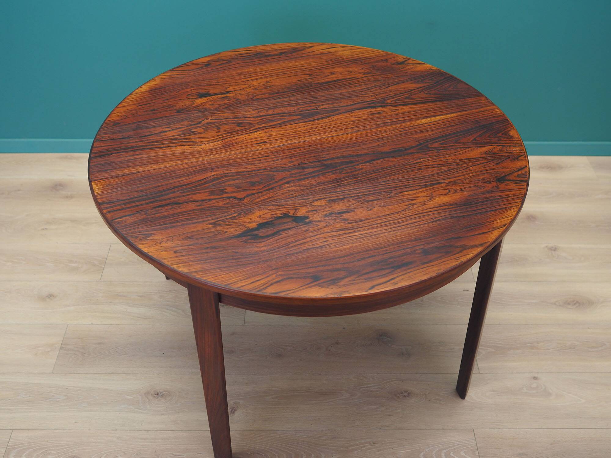 Round rosewood table, Danish design, 1960s, production: Denmark