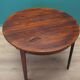 Round rosewood table, Danish design, 1960s, production: Denmark
