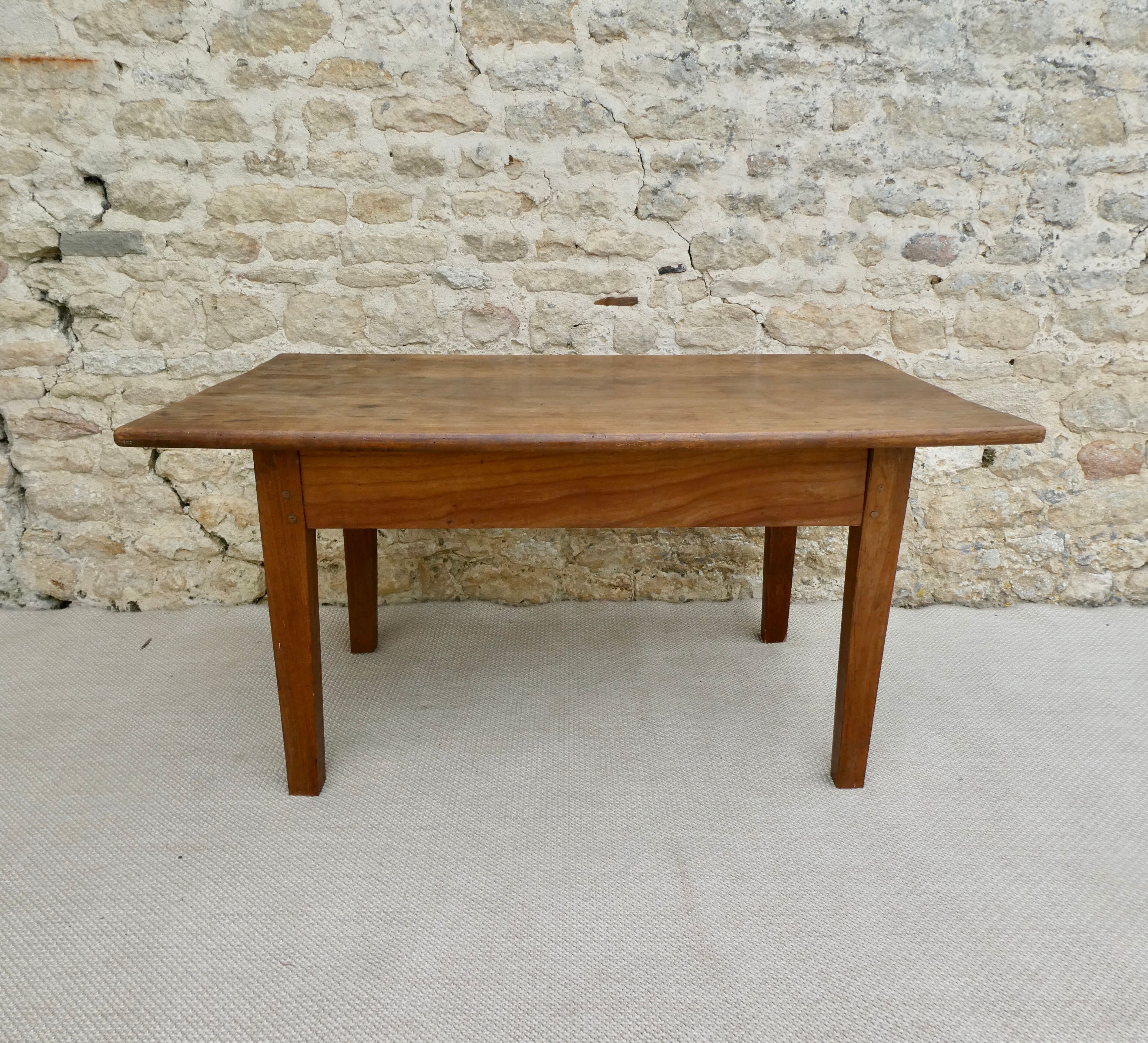 Farmhouse coffee table, walnut