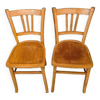 Set of 2 vintage Luterma bistro chairs