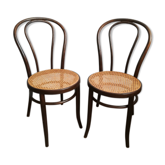 Chaises bistrot bois courbé