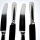 Lot de 4 couteaux anglais hiram wild sheffield england 24cm
