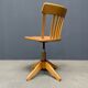 Beechwood Sedus desk chair from the 1950s.