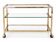 Title: Hollywood Regency chrome & glass side table – 1970s