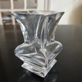 small crystal vase