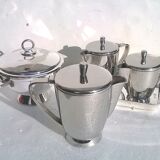 Calderoni, alpacca, set of five pieces,1950s