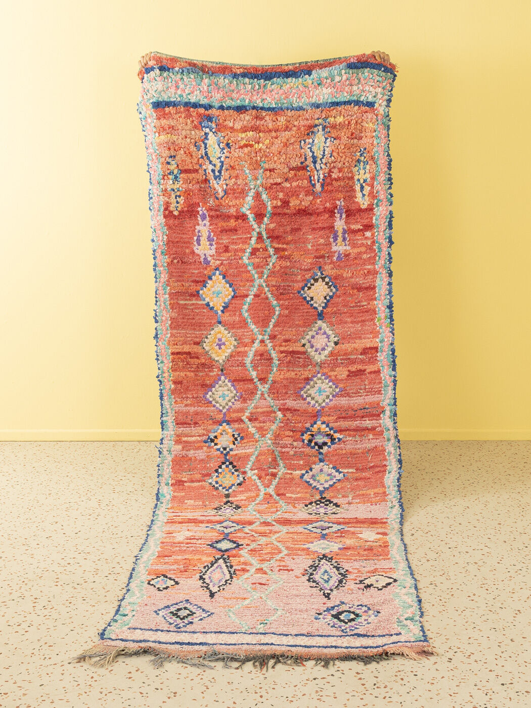Azilal vintage, tapis berbère, 115 x 325