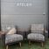 Pair of club armchairs