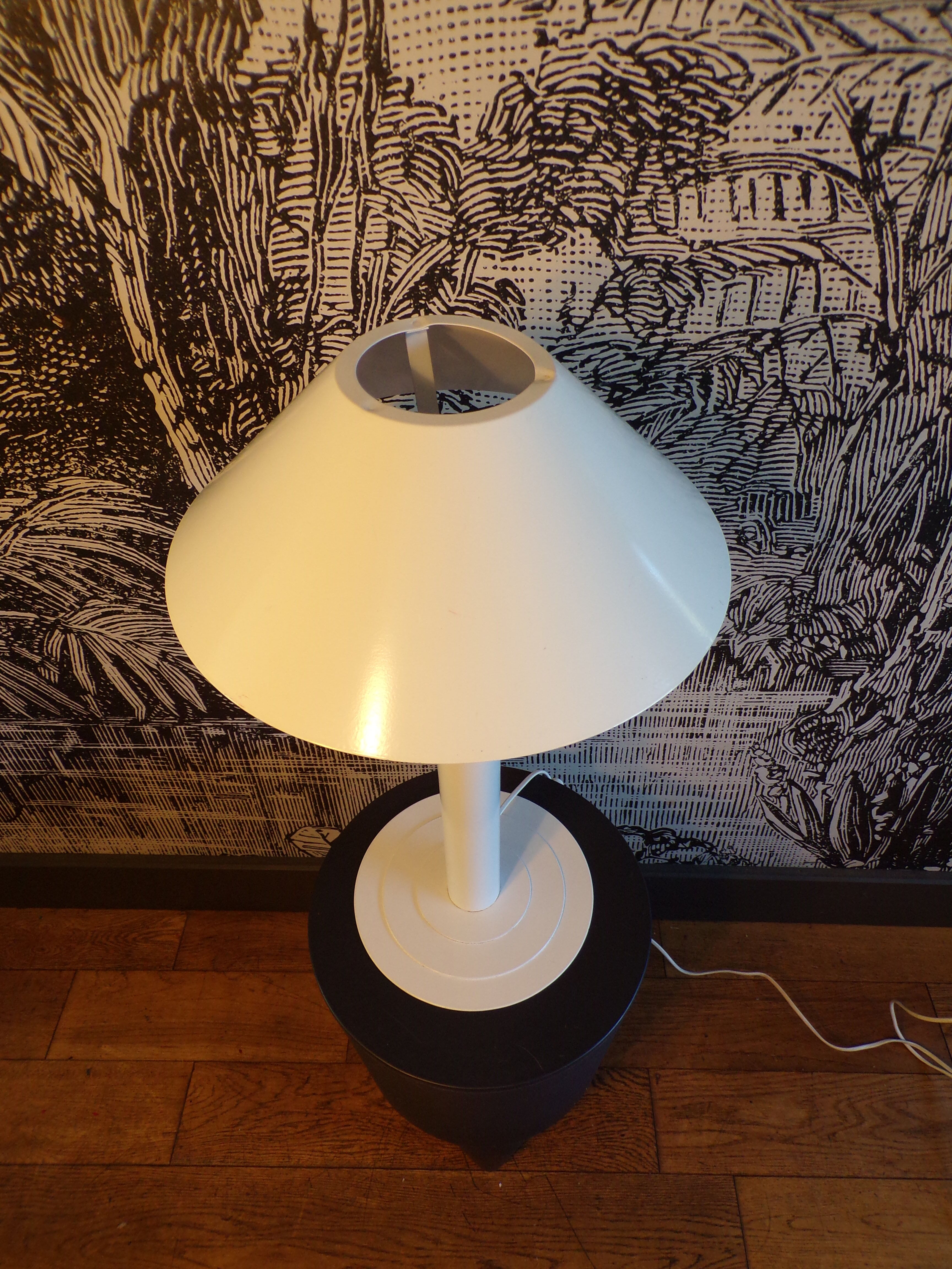 Lyfa metal lamp by Bent Karlby 1980