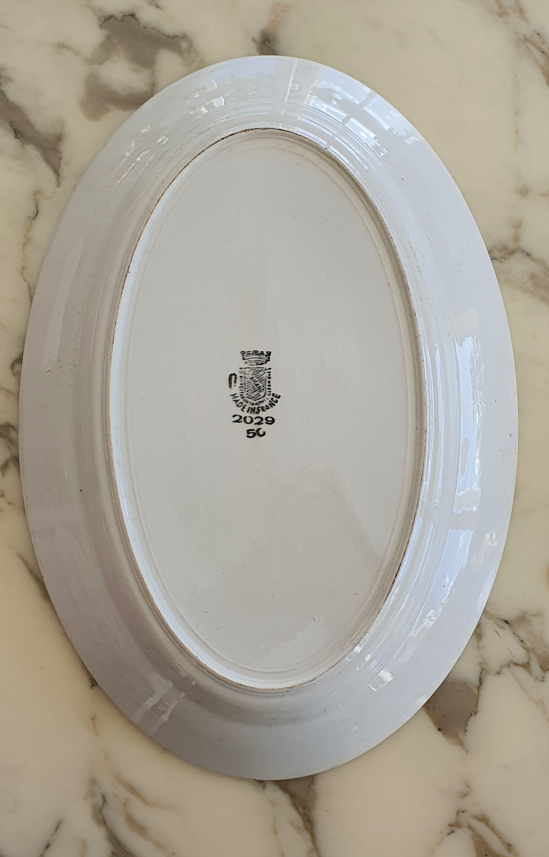 Ancient earthenware dish