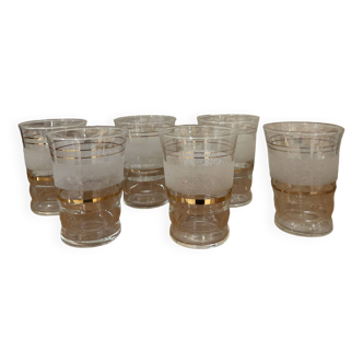 Set of 6 granite glasses