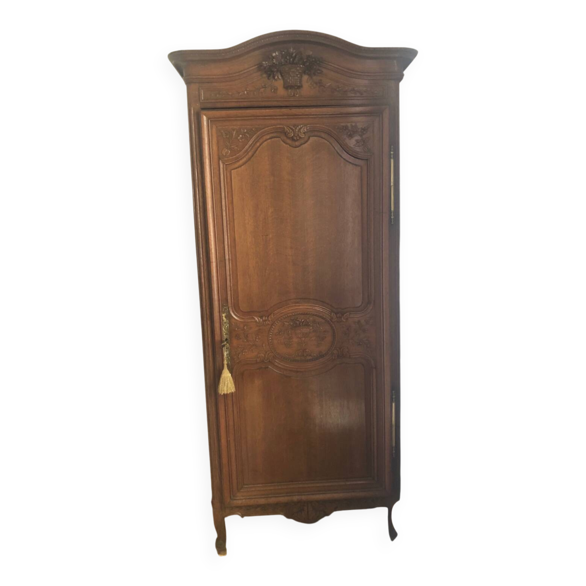Antique solid wood wardrobe