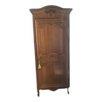Antique solid wood wardrobe