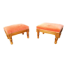 Pair of antique stools Louis XVI style