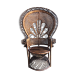 Rattan armchair emmanuelle