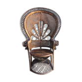 Rattan armchair emmanuelle