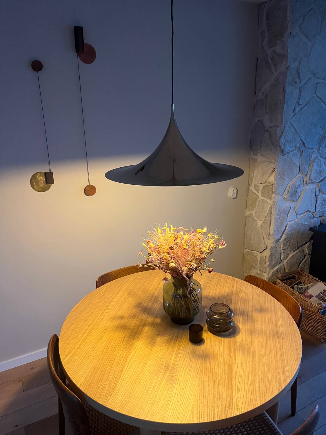 Vintage Fog & Mørup Semi pendant (60cm) - brass version