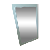 Old mirror revamped in light turquoise